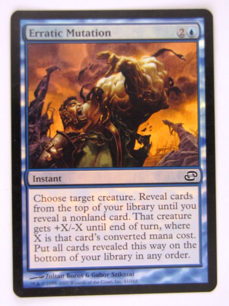 Mtg FOIL - ERRATIC MUTATION - played
