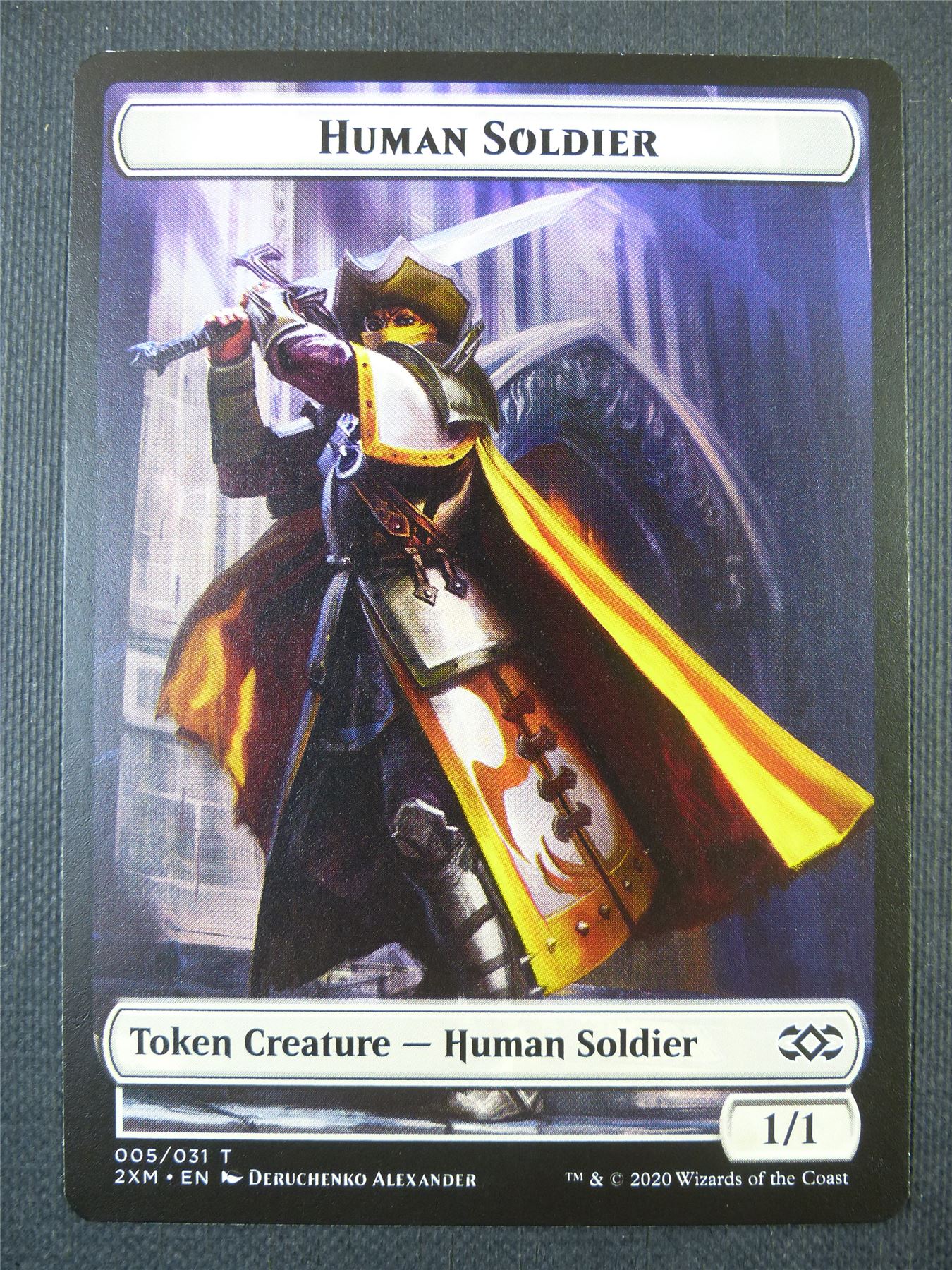 Human Soldier Token - Mtg Card #607
