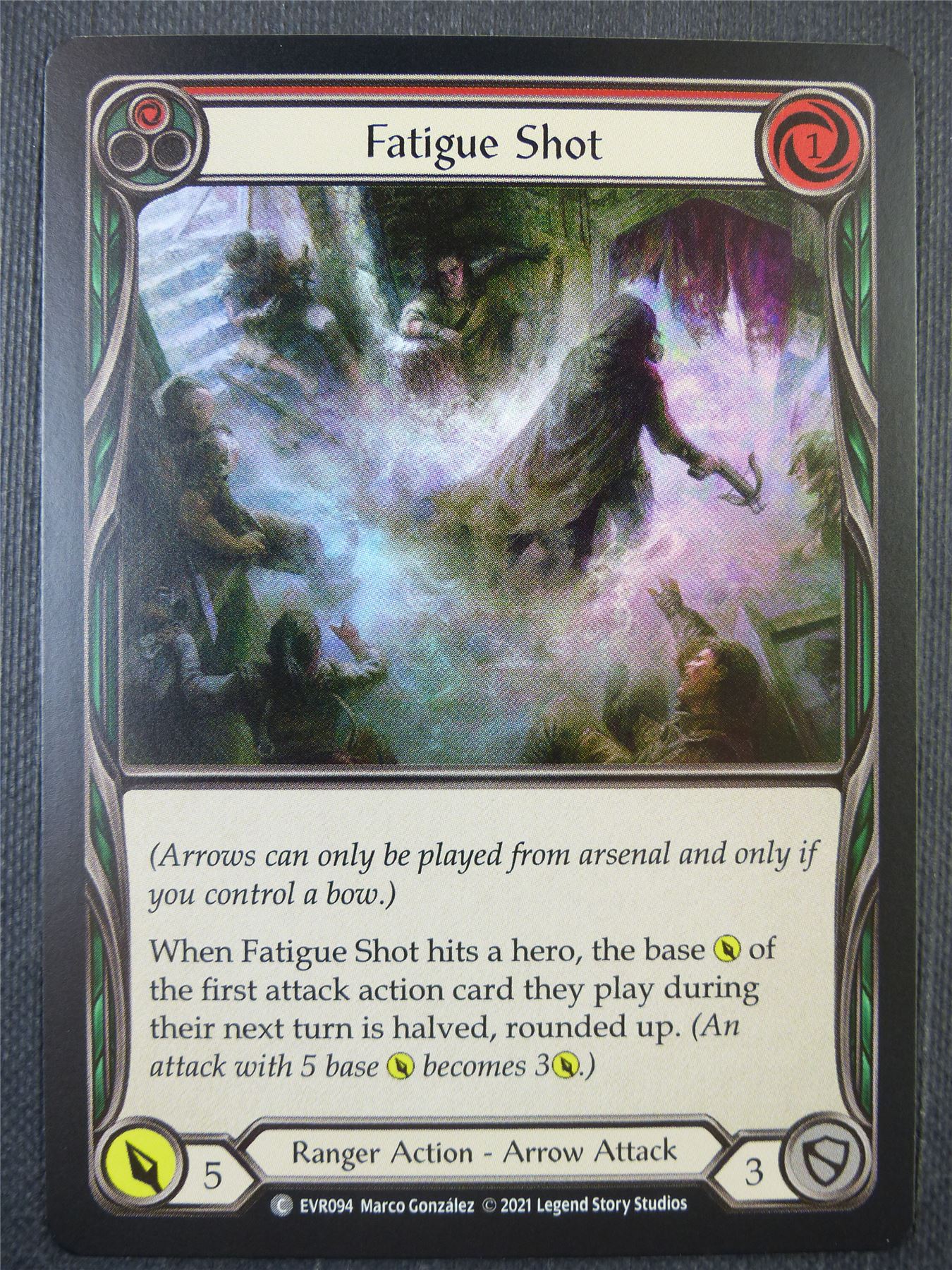 Fatigue Shot Red Foil - 1st ed Everfest - Flesh & Blood Card #6JB