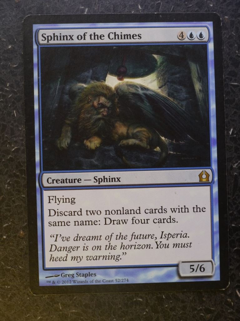 MTG Magic Card: SPHINX OF THE CHIMES # 6D6