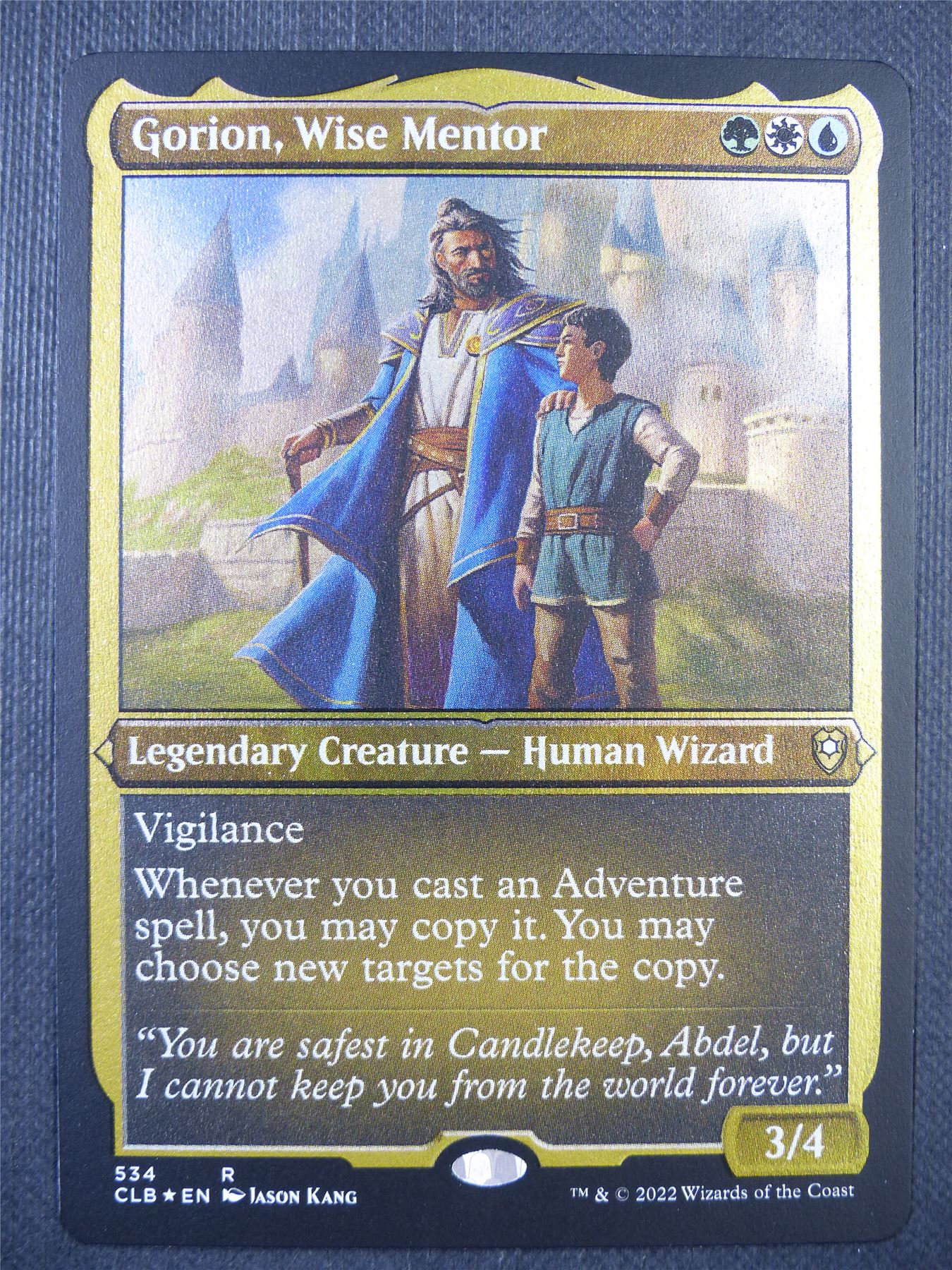 Gorion Wise Mentor Etched Foil