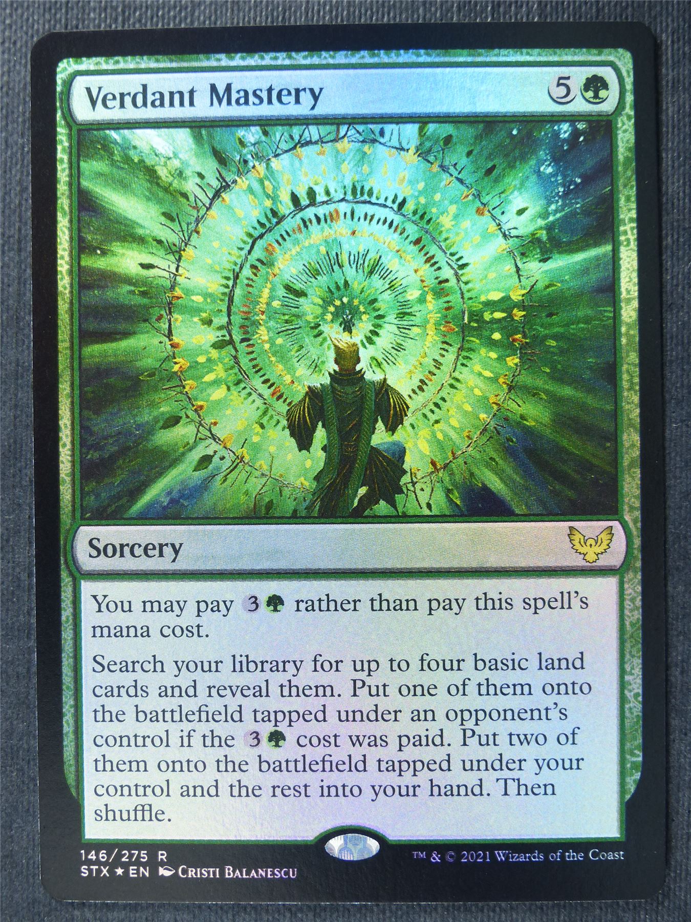 Verdant Mastery Foil - Mtg Magic Cards #1DI
