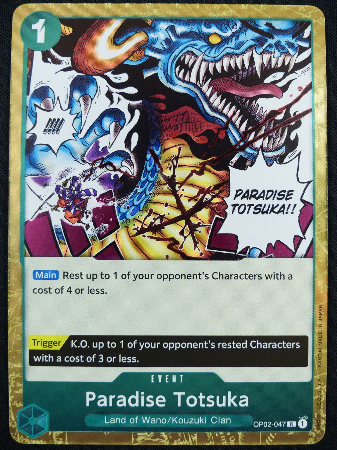 Paradise Totsuka OP02-047 R - One Piece Card #DL