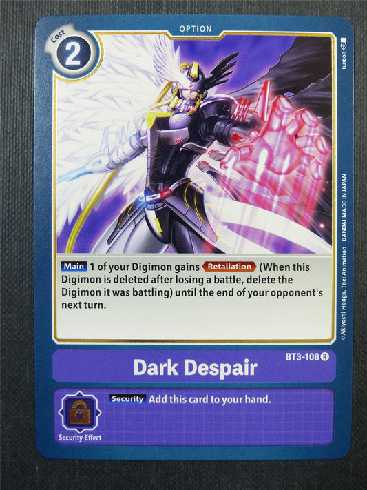 Dark Despair BT3 R - Digimon Card #42U