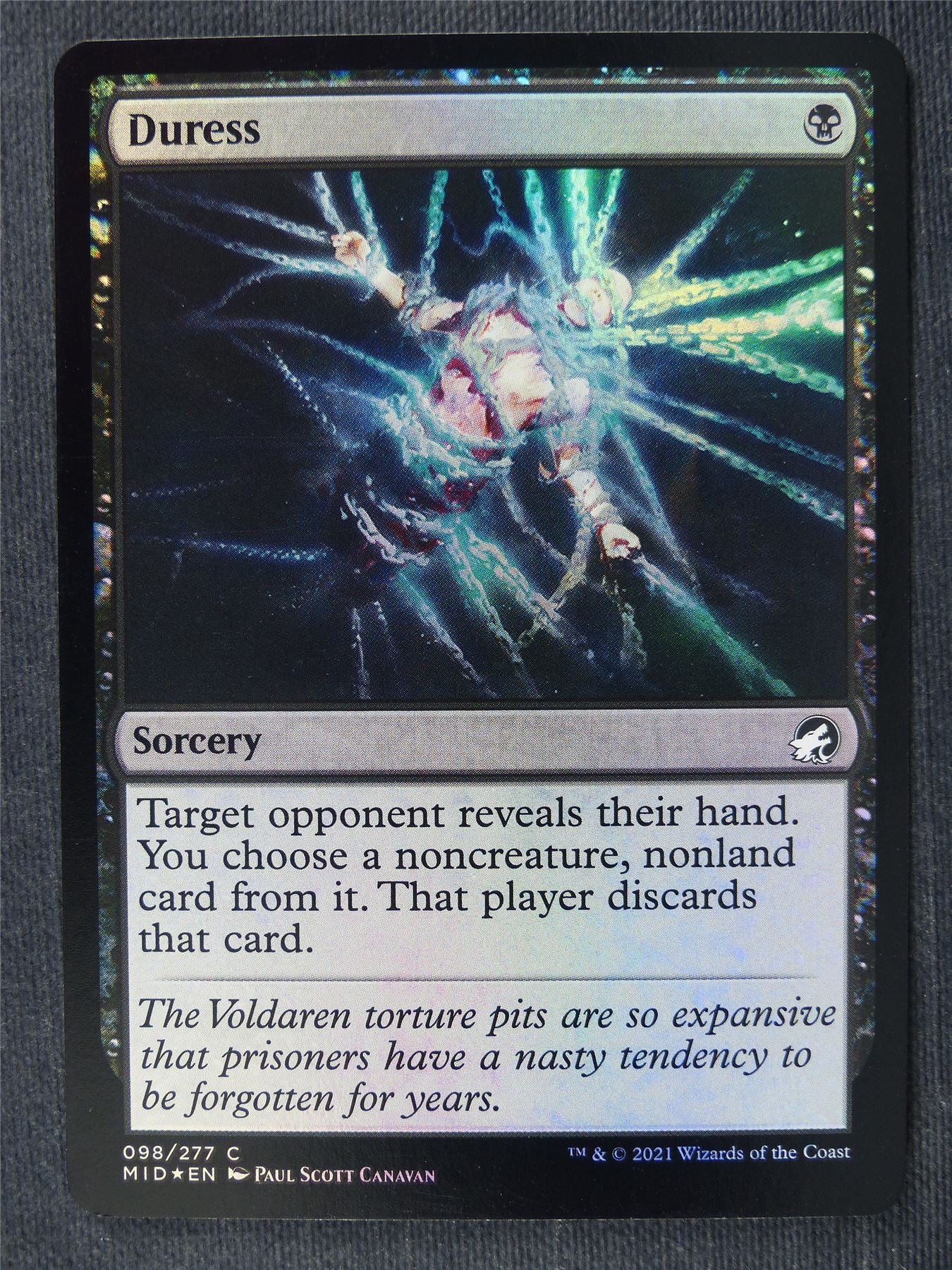 Duress Foil - Mtg Magic Cards #3ZM