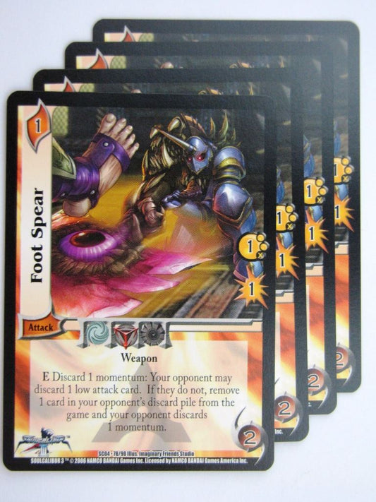 UFS Cards: FOOT SPEAR 18/90 x4 # 28H78