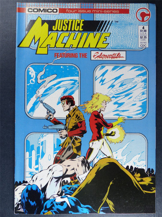 JUSTICE Machine #4 - Comico Comics #B1