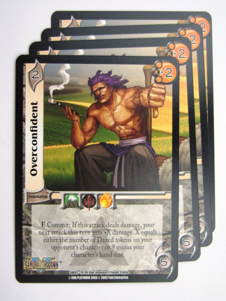 UFS Cards: OVERCONFIDENT 70/99 x4 # 28H52