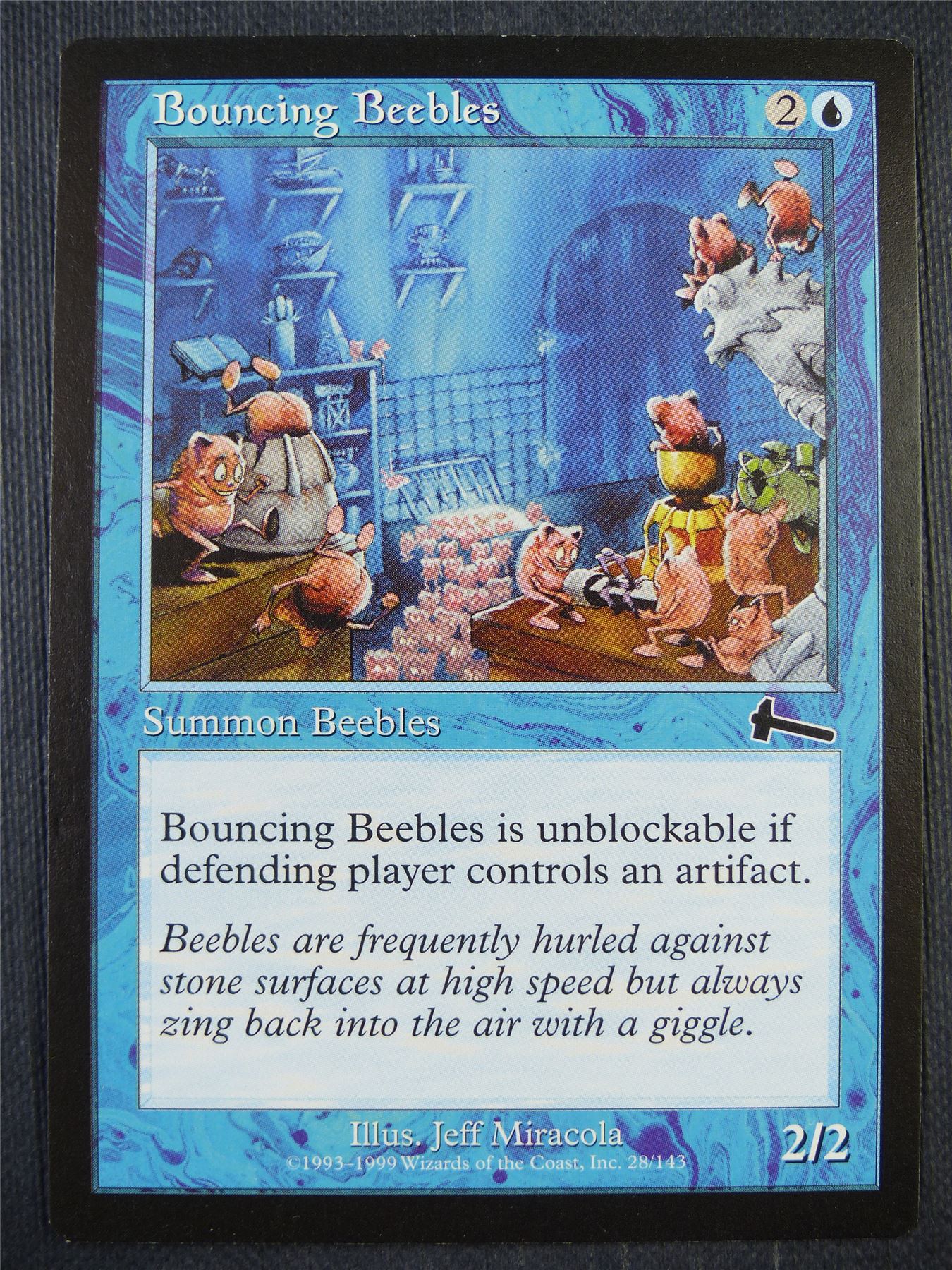 Bouncing Beebles - Mtg Card #9F7