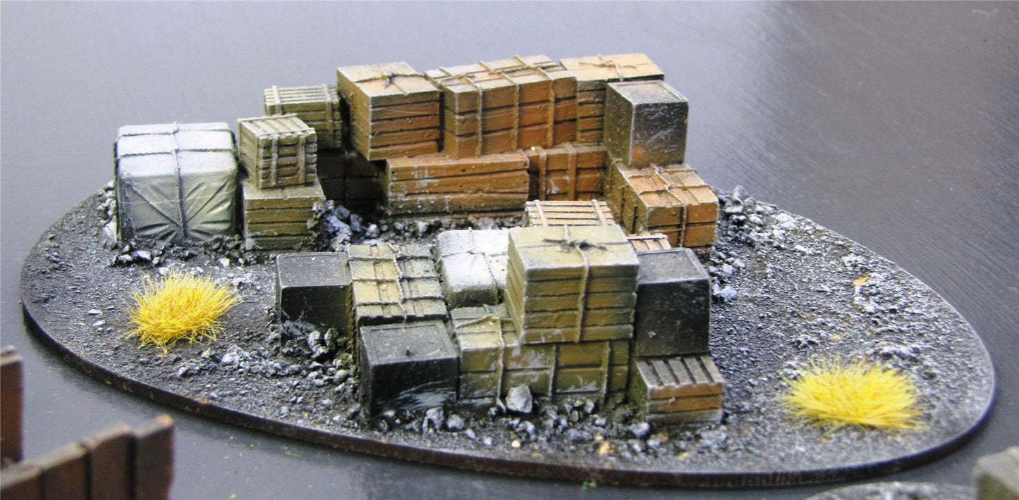 Ammo And Fences Etc - Scatter Scenery - Terrain - Warhammer AoS 40k #1H5