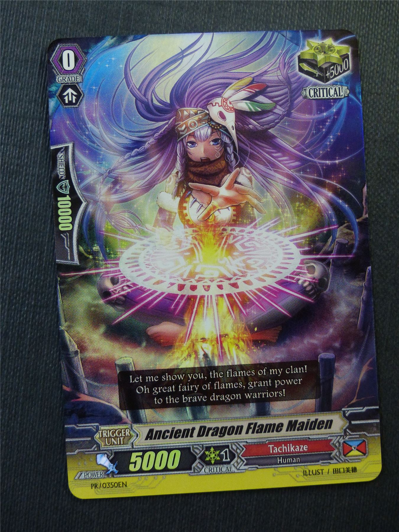 Ancient Dragon Flame Maiden PR - Vanguard Cards #WL