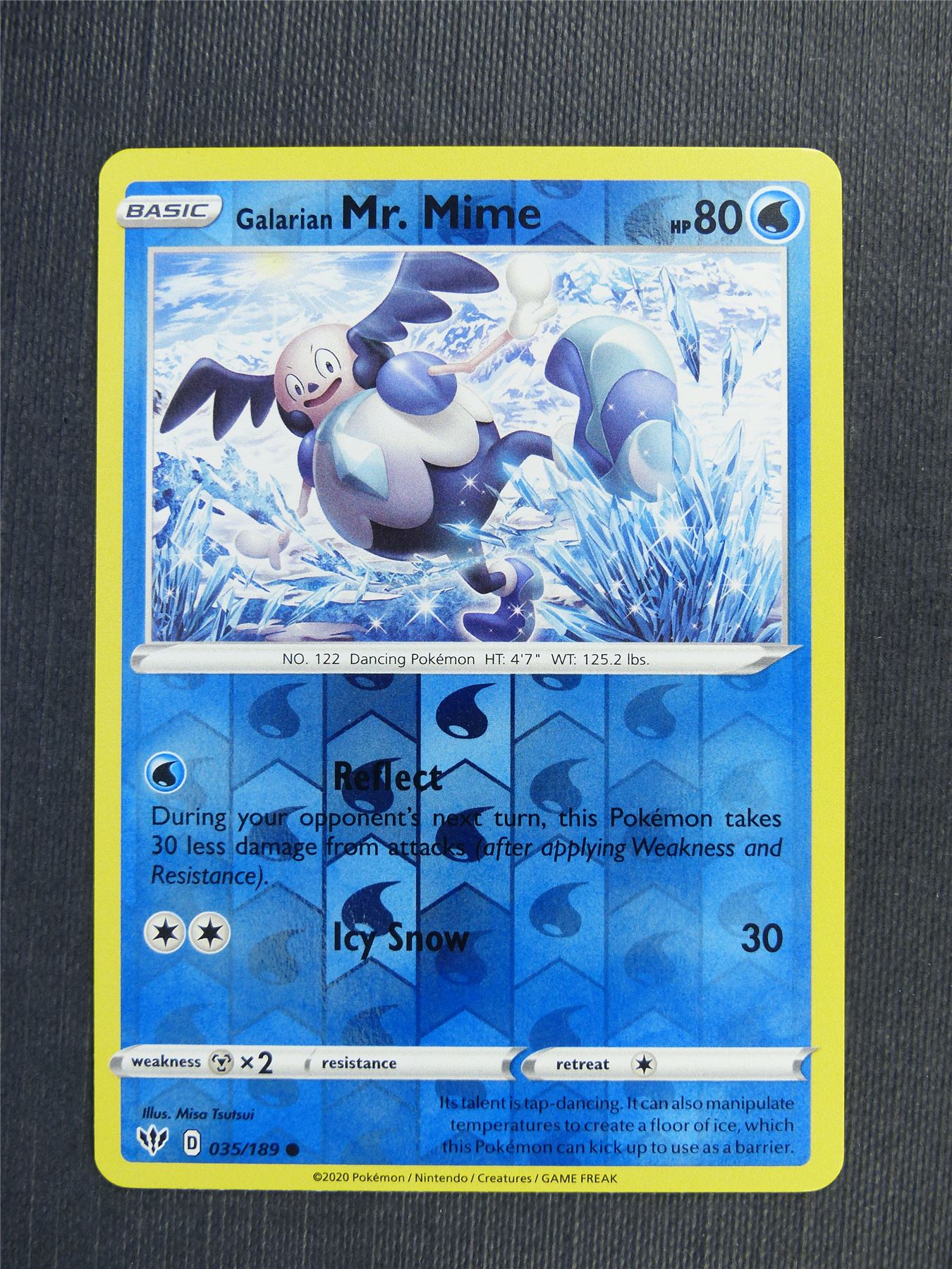 Galarian Mr. Mime 035/189 Reverse Holo - DAA - Pokemon Card #3CO