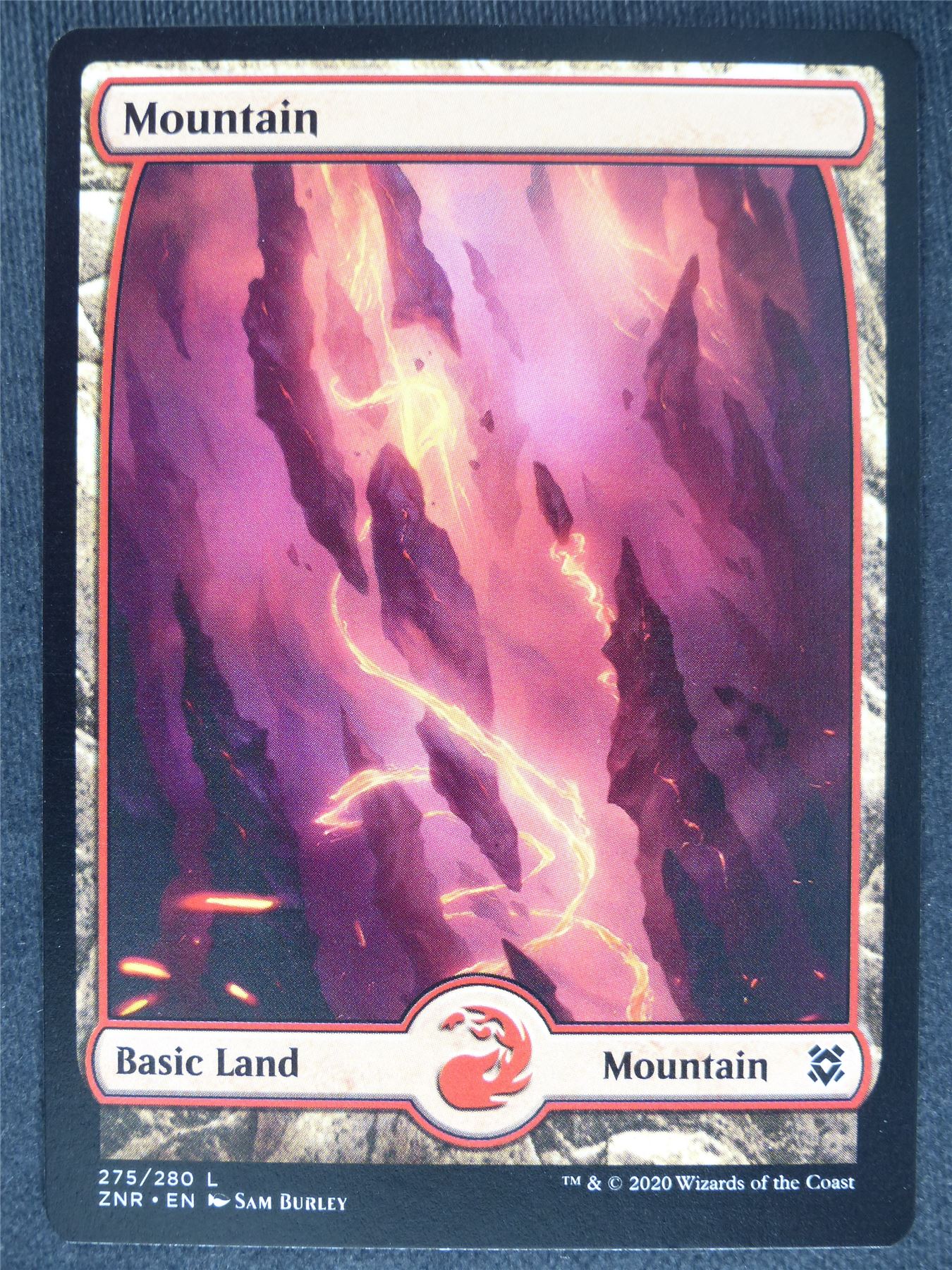 Mountain 275/280 Full art - Mtg Magic Cards #A9