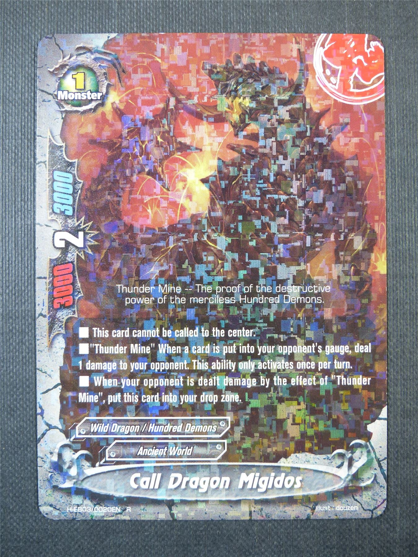 Call Dragon Migidos R - Buddyfight Card #4E