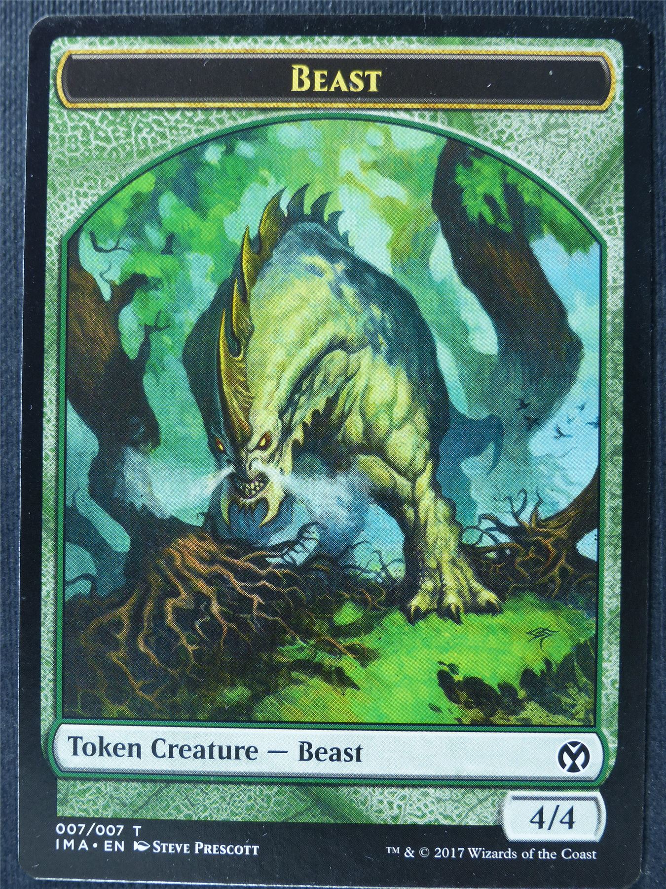 Beast Token - Mtg Card #3TY