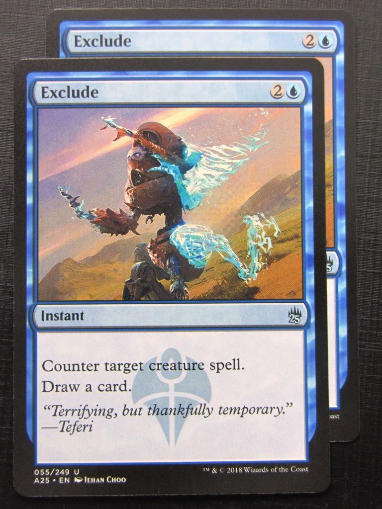 Exclude x2 - Masters 25 - Mtg Card # 10A61