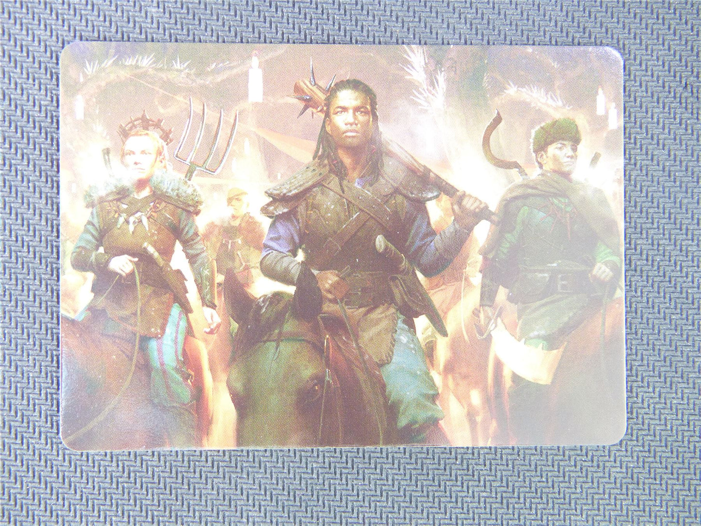 Candlelit Cavalry Art Card 48 - Innistrad Midnight Hunt Art Series - Mtg Card #3DL