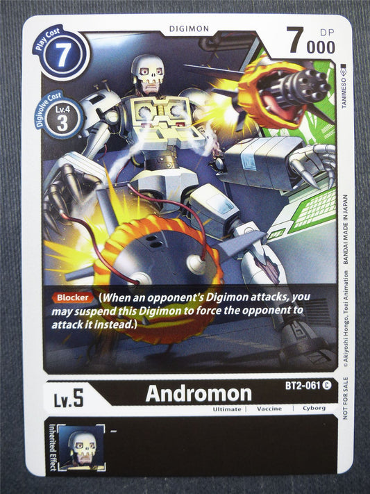 Andromon BT2-061 alt art - Digimon Cards #4V9