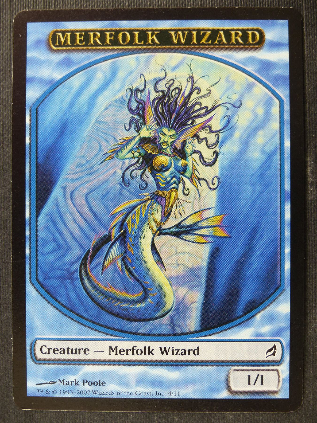Merfolk Wizard Token - Mtg Card #3Z8