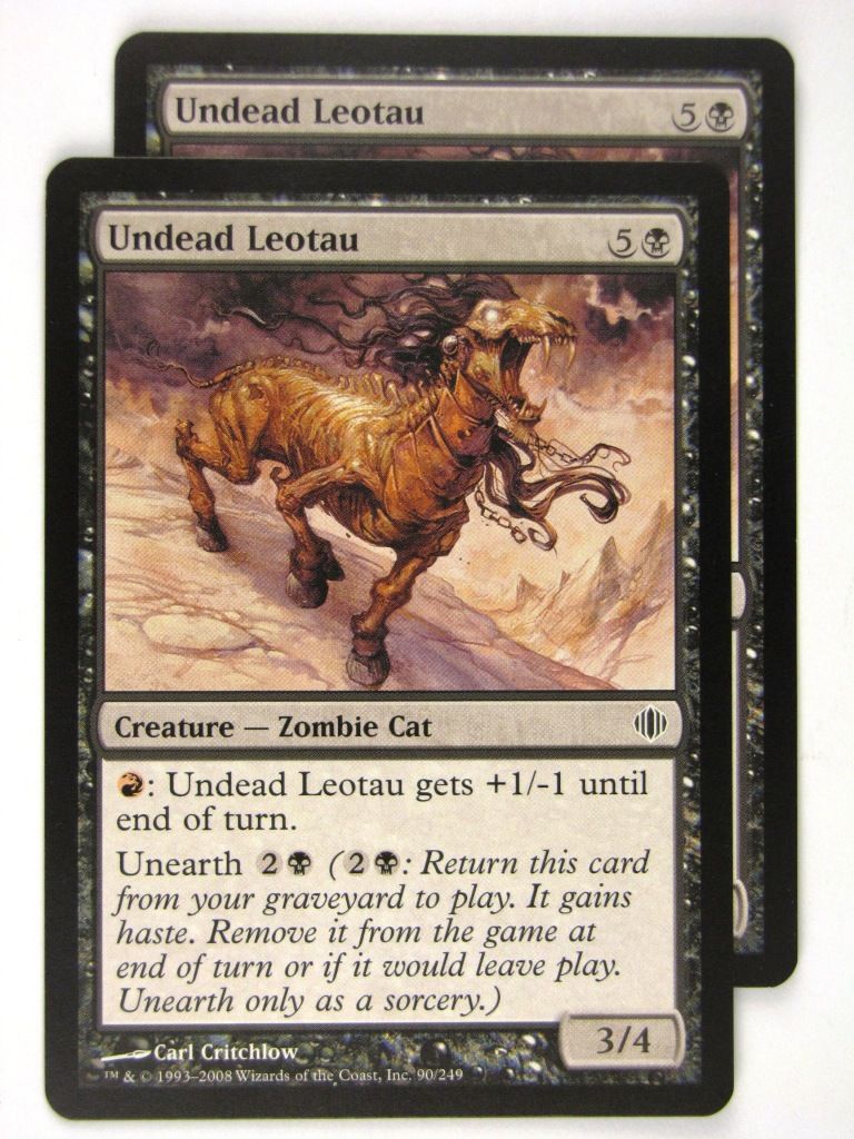 MTG Magic: The Gathering Cards: UNDEAD LEOTAU x2: ALA