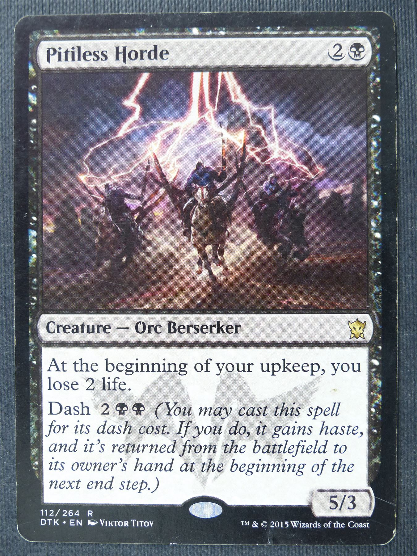 Pitiless horde - Mtg Magic Cards #2P1