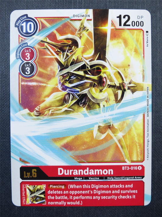 Durandamon BT3 R - Digimon Card #43V