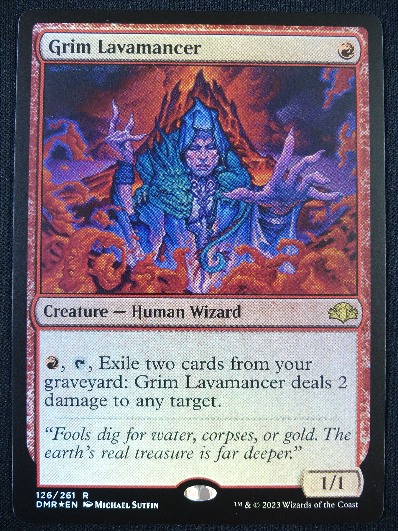Grim Lavamancer Foil - Mtg Card #2UK