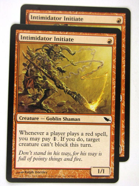 MTG Magic: the Gathering Cards: INTIMIDATOR INITIATE x2: SHM