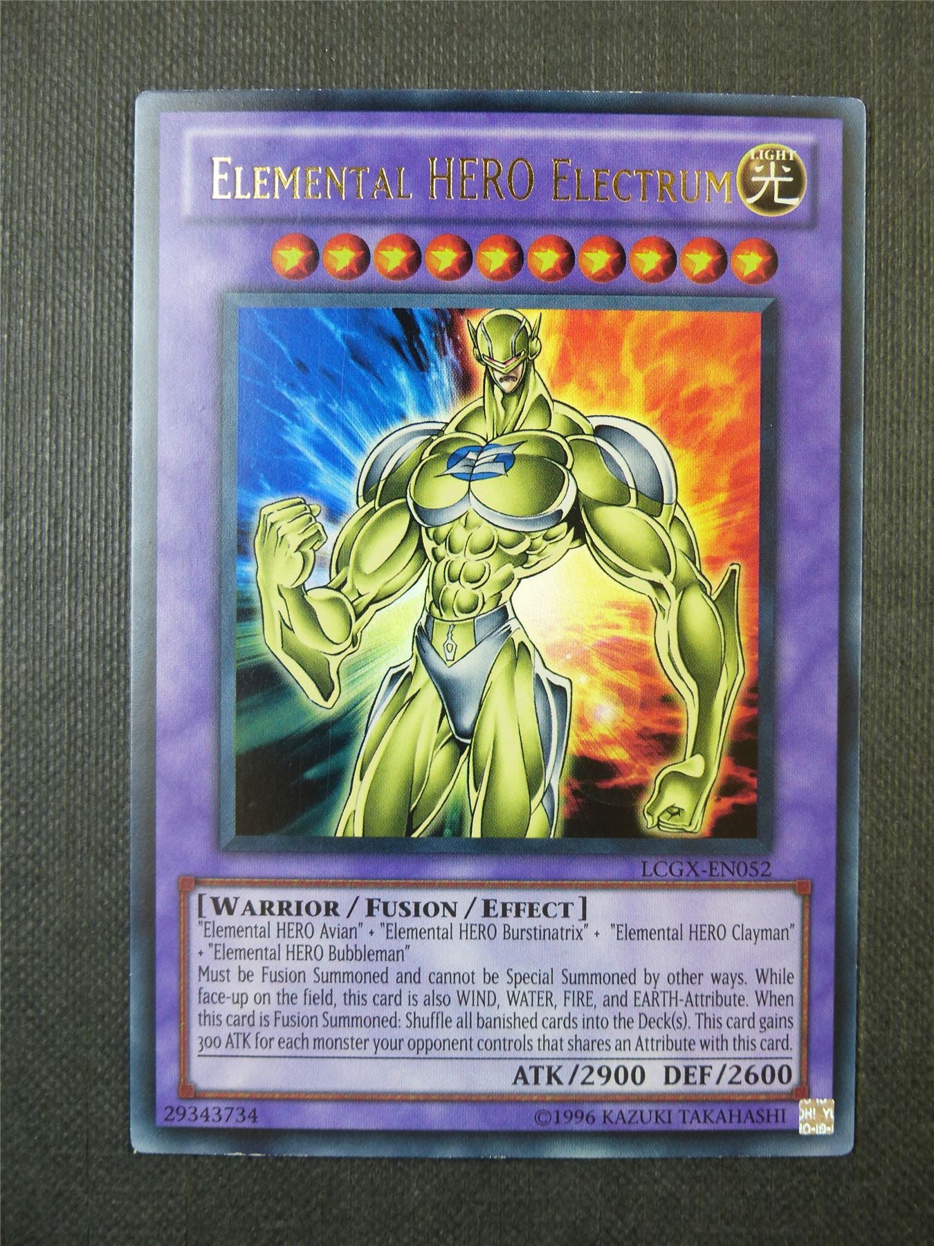 Elemental Hero Electrum LCGX Ultra Rare - Yugioh Card #9QR
