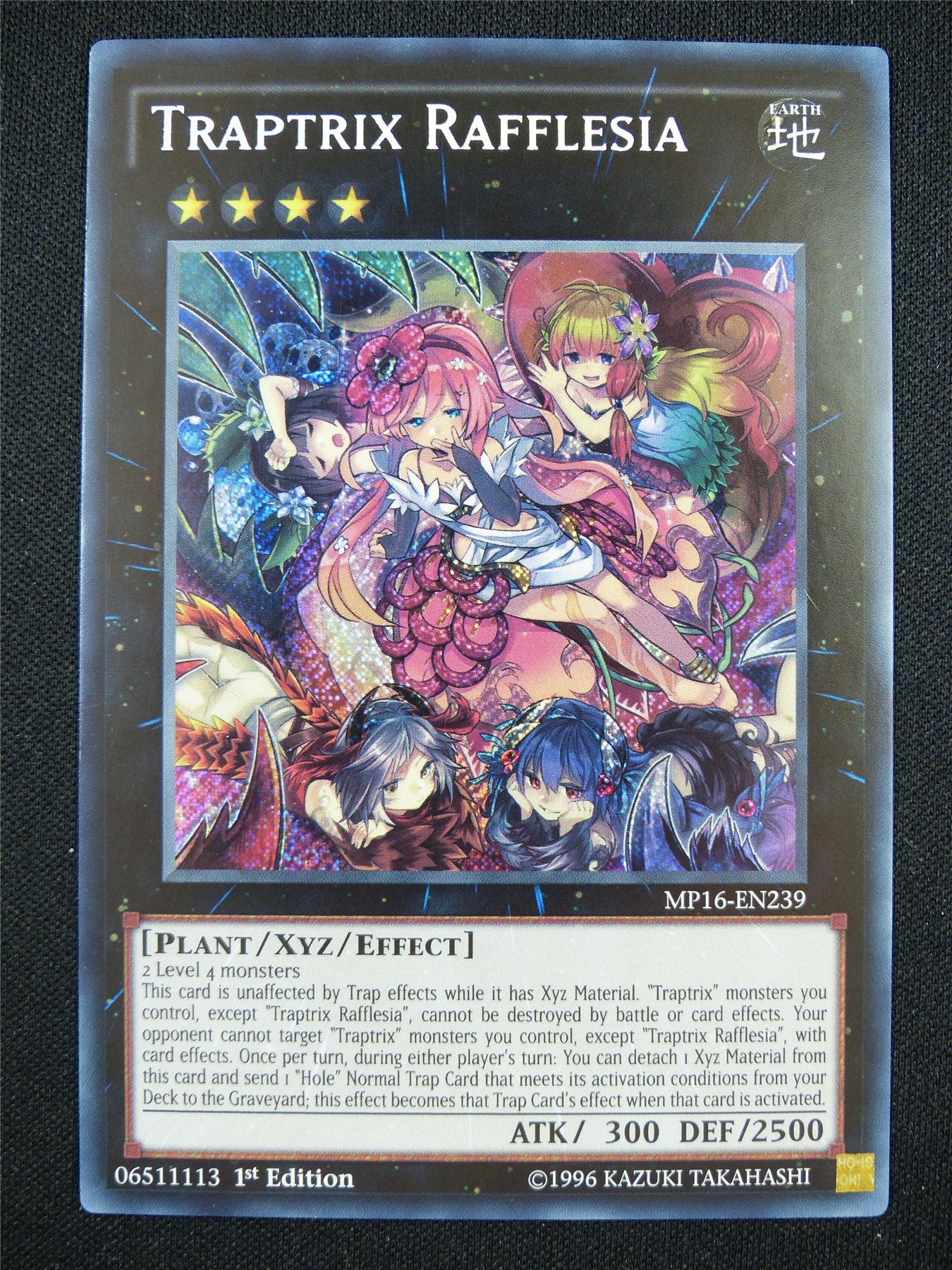 Traptrix Rafflesia MP16 Secret Rare - 1st ed Yugioh Card #143