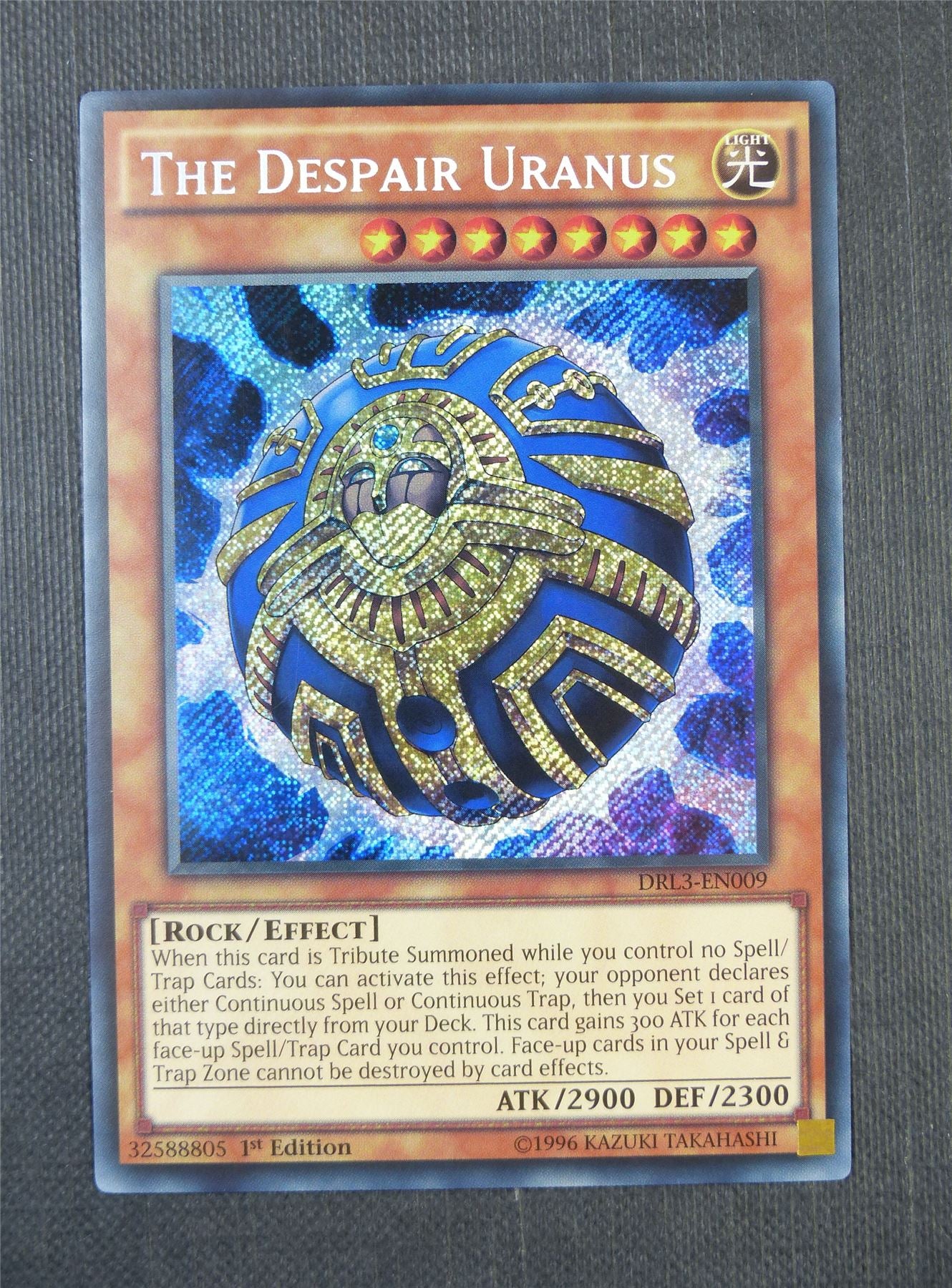 yugioh no u trap card The Despair Uranus DRL3 1st Ed - Secret Rare Hope Estheim · Final Pokemon TCG Binder Col Style:Card Only