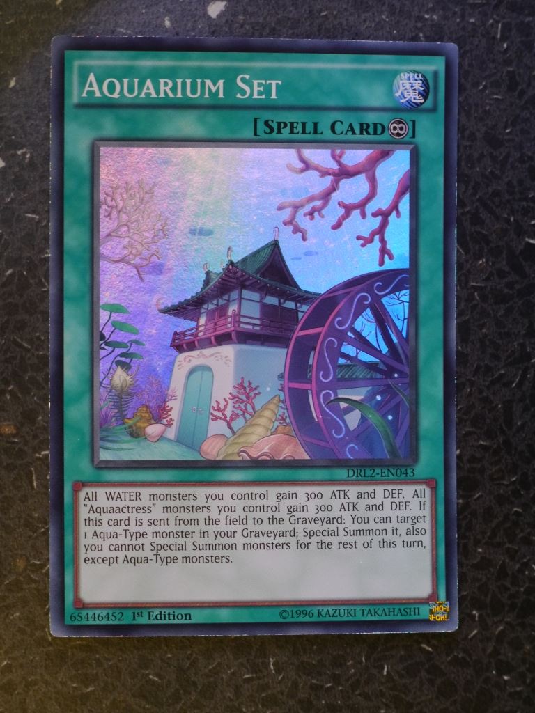 Yugioh Cards: AQUARIUM SET DRL2 SUPER RARE # 3D35