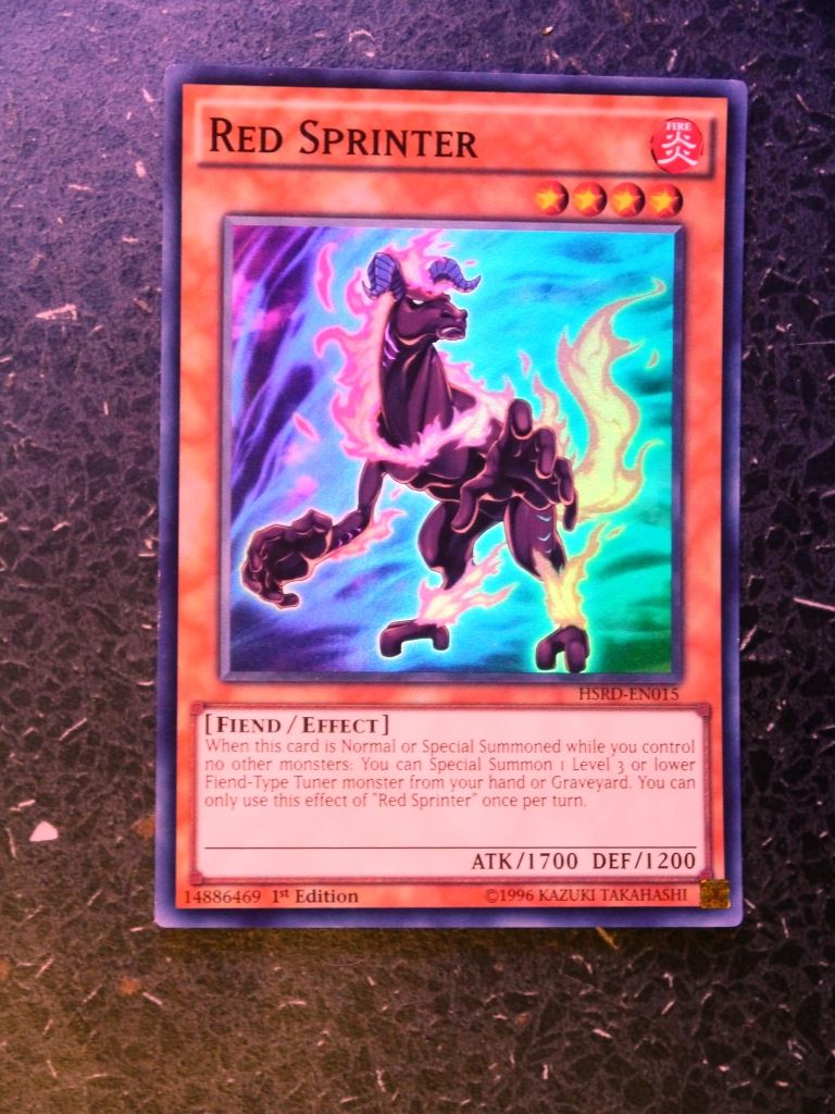 Yugioh Cards: RED SRINTER HSRD SUPER RARE # G91