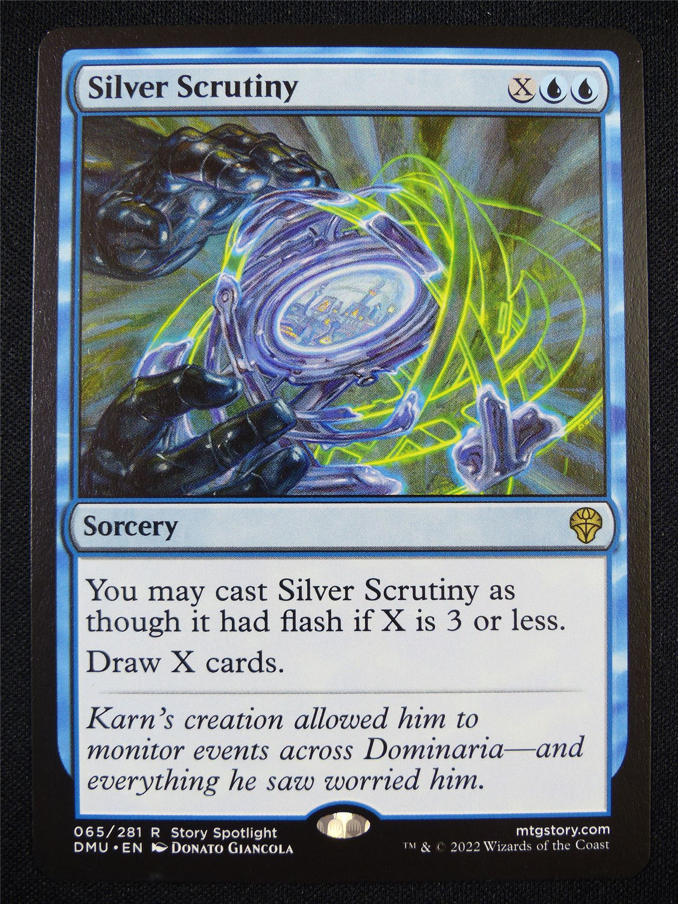 Silver Scrutiny - Mtg Card #1XO