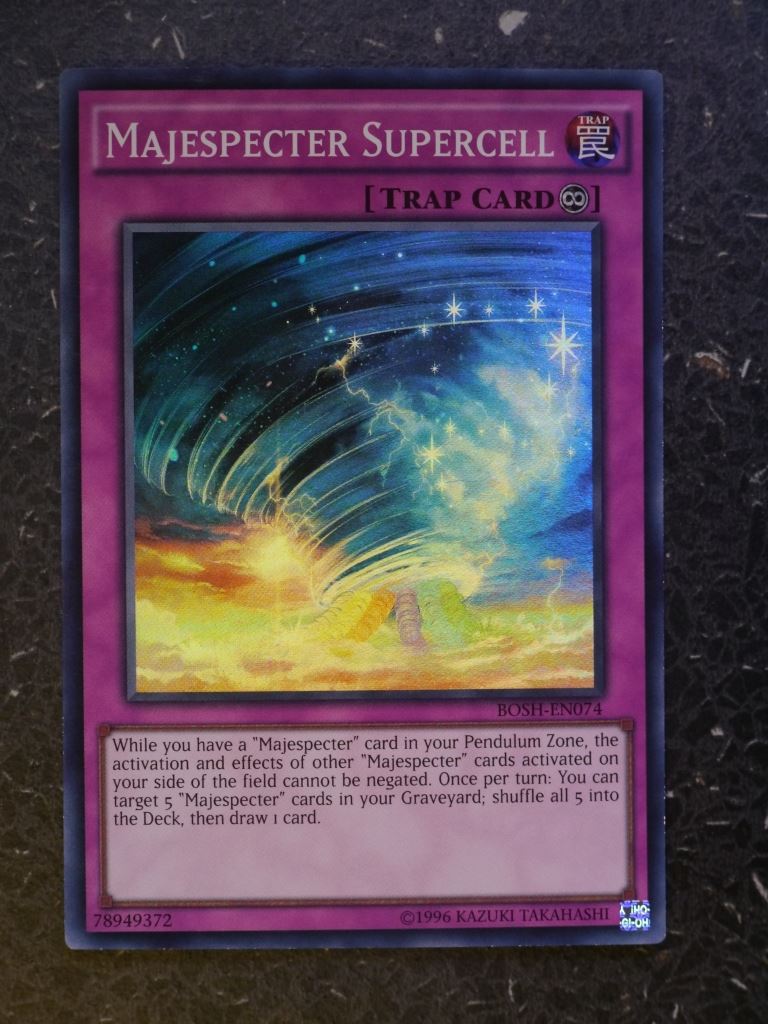 Yugioh Cards: MAJESPECTER SUPERCELL BOSH SUPER RARE # 9C68