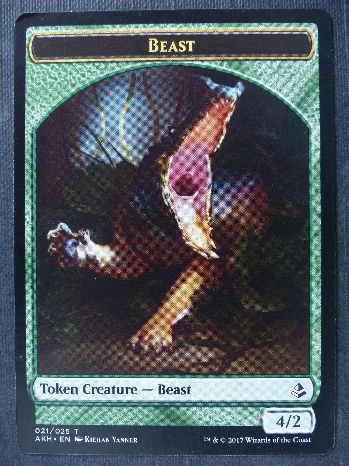 Beast Token - Mtg Card #3XI