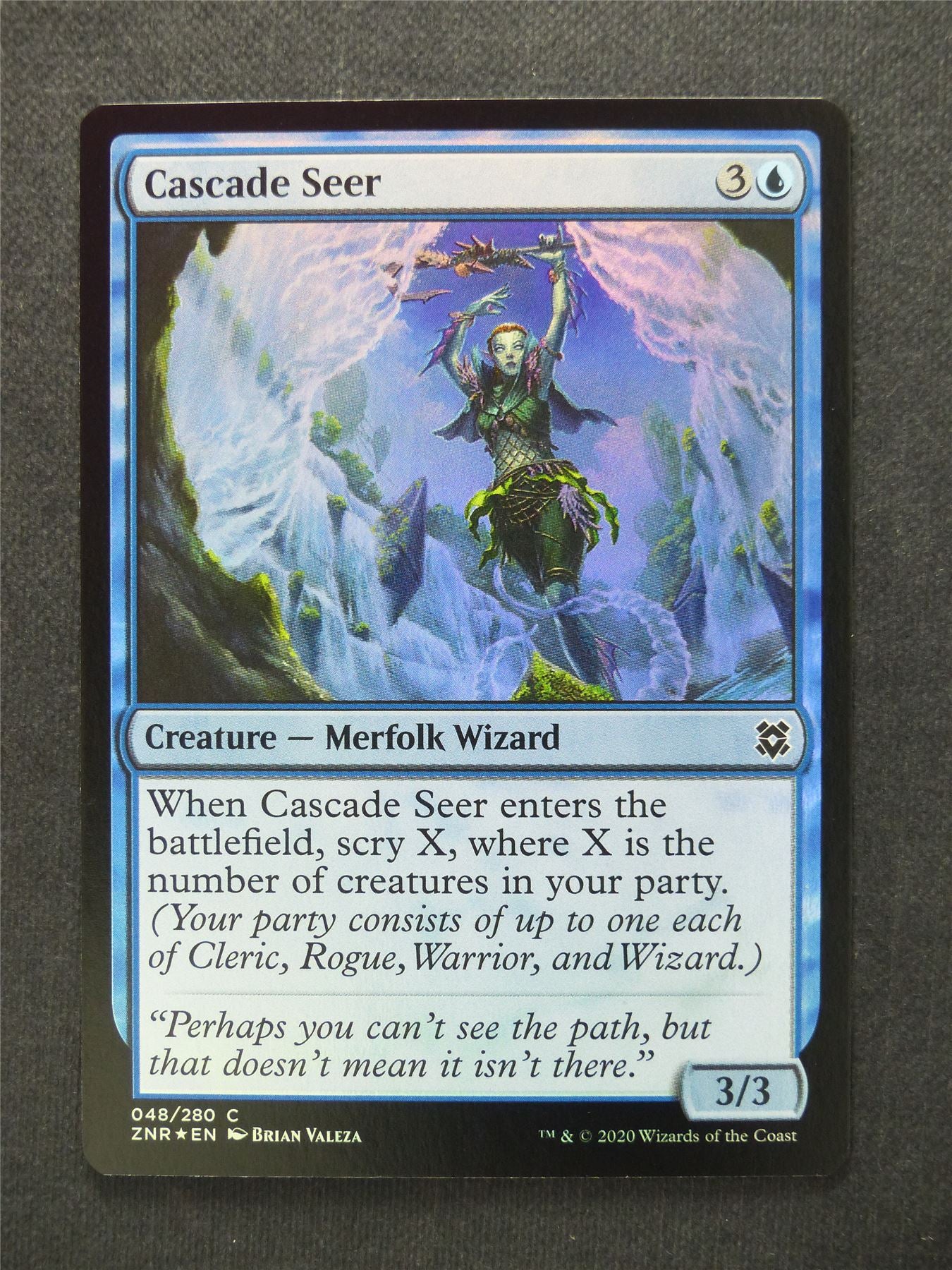 Cascade Seer Foil - Mtg Magic Cards #LI