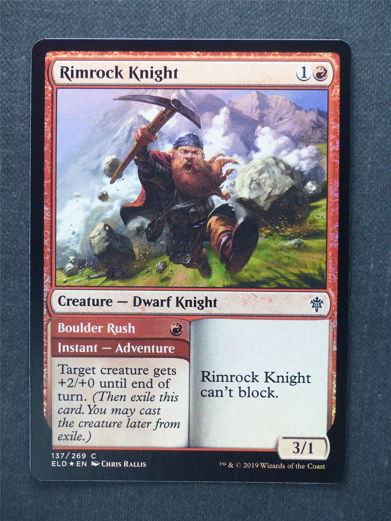 Rimrock Knight Foil - Mtg Magic Cards #QY