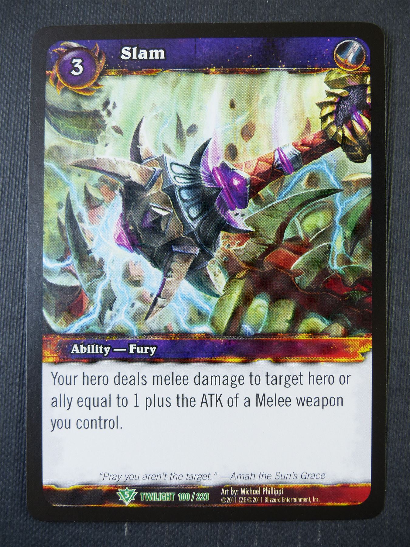 Slam 100/220 - WoW Card #13K