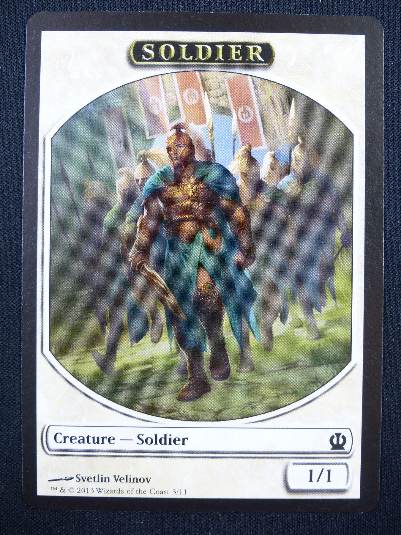 Soldier Token - Mtg Card #2CC