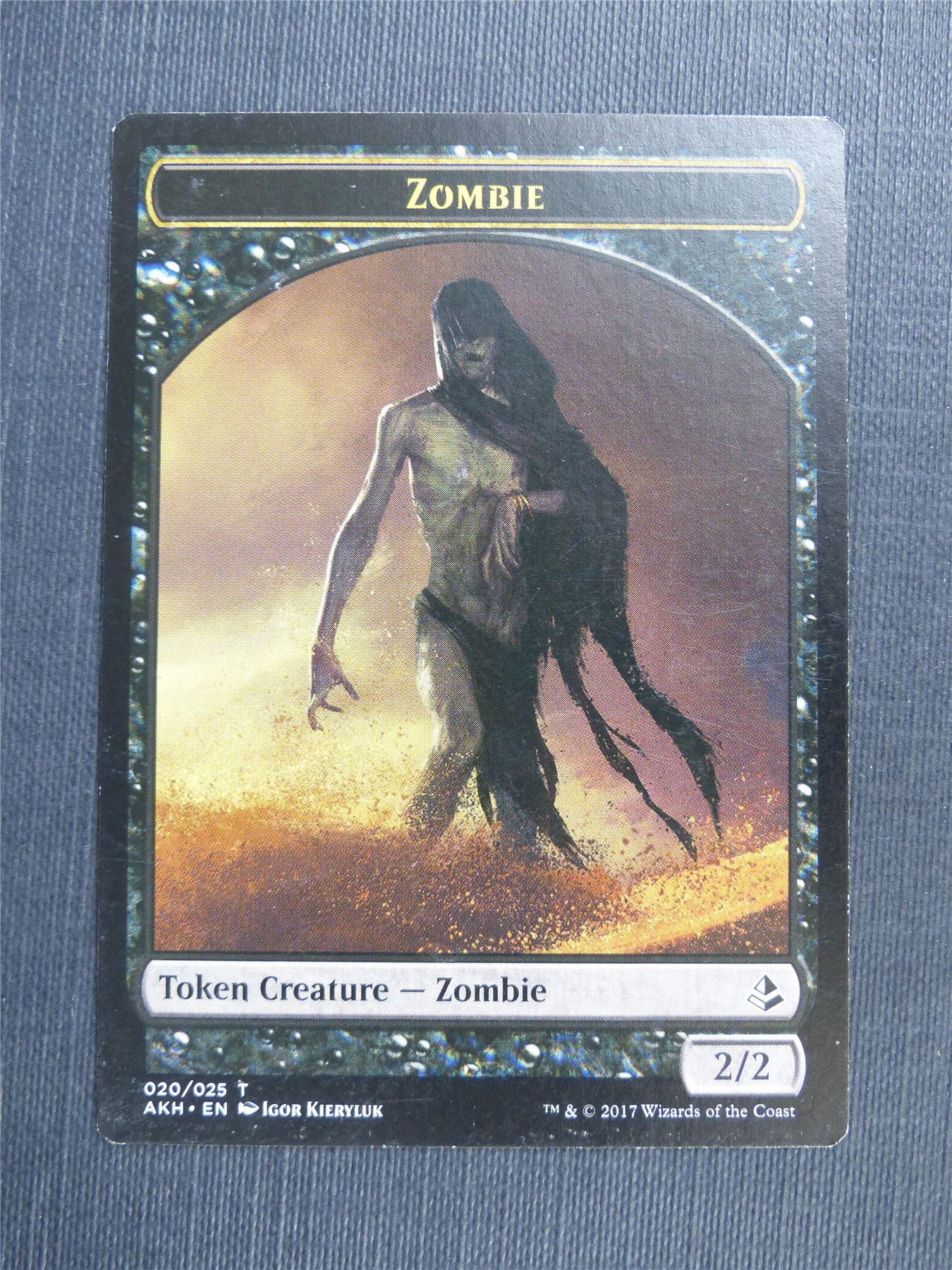 Proven Combatant / Zombie - Mtg Magic Token Cards #4QG