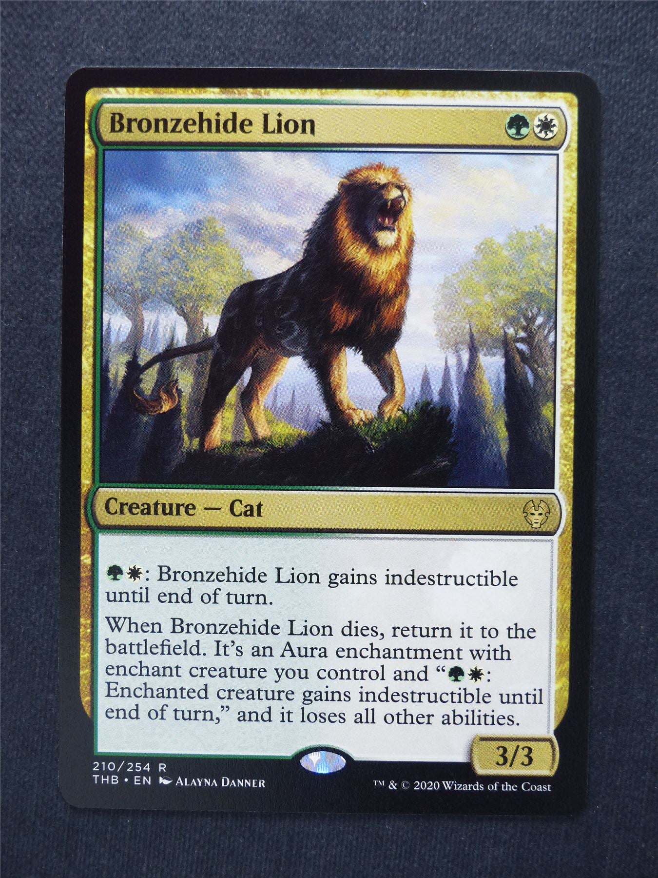 Bronzehide Lion - Mtg Magic Cards #3X
