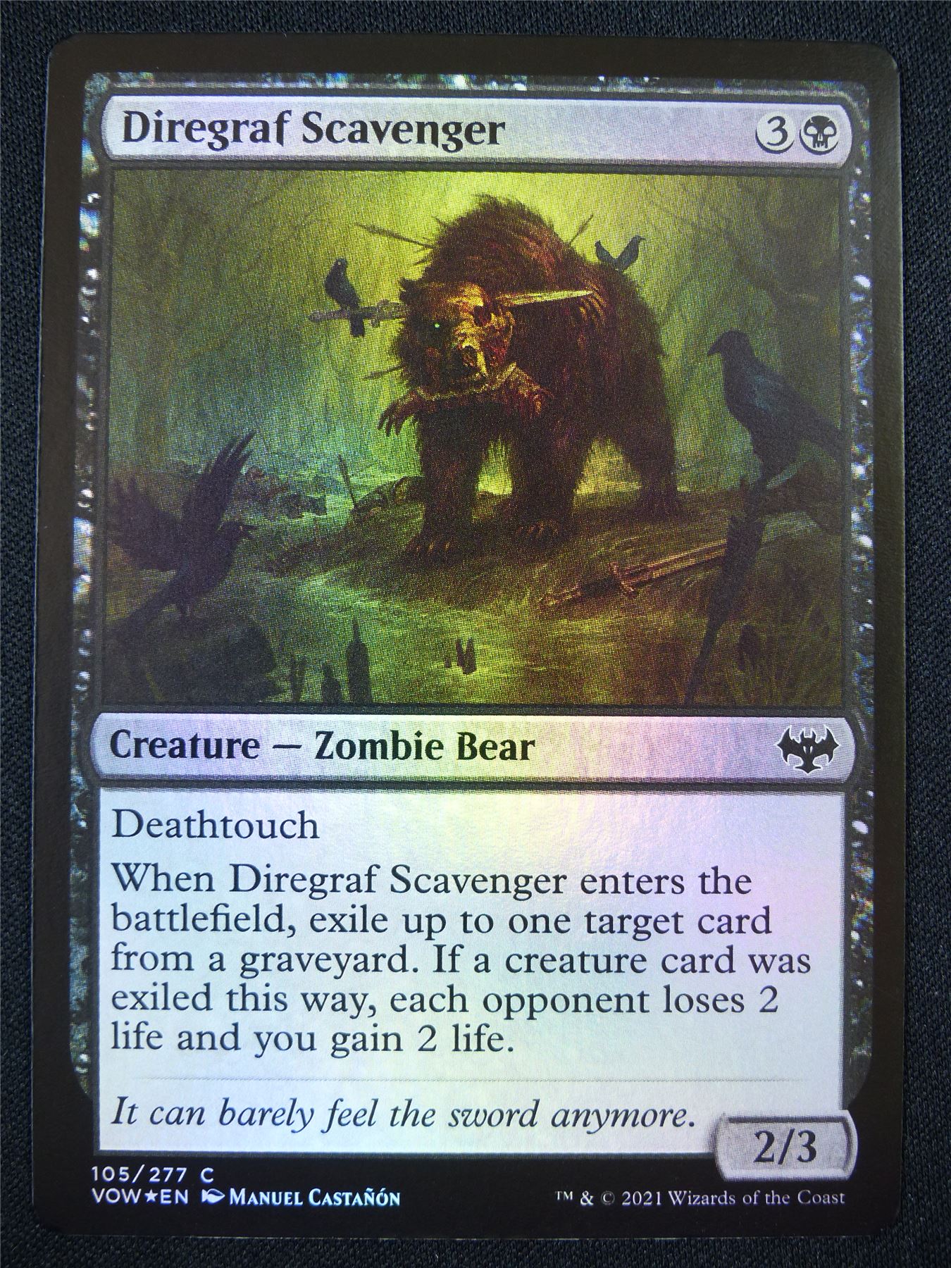 Diregraf Scavenger Foil - Mtg Card #1NL