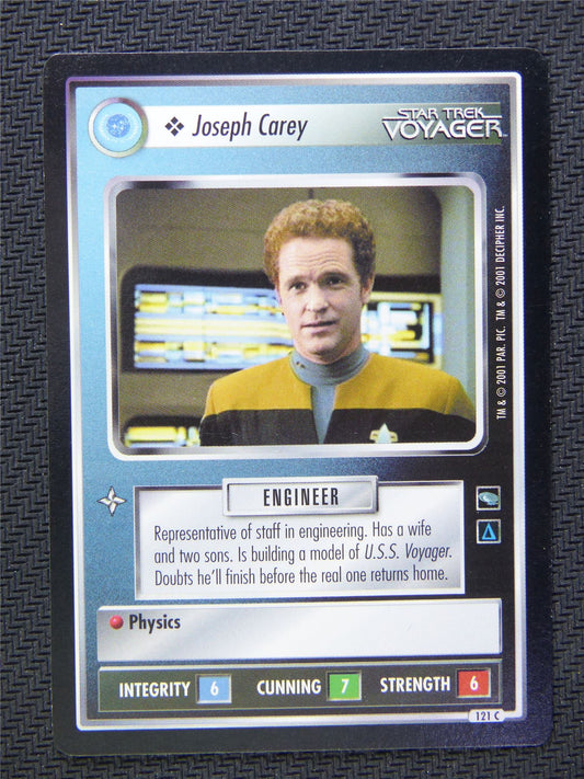 Joseph Carey Black Border - Star Trek CCG Voyager #4YH
