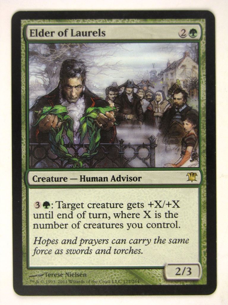 MTG Magic Played Cards: ELDER OF LAURELS # 18G74