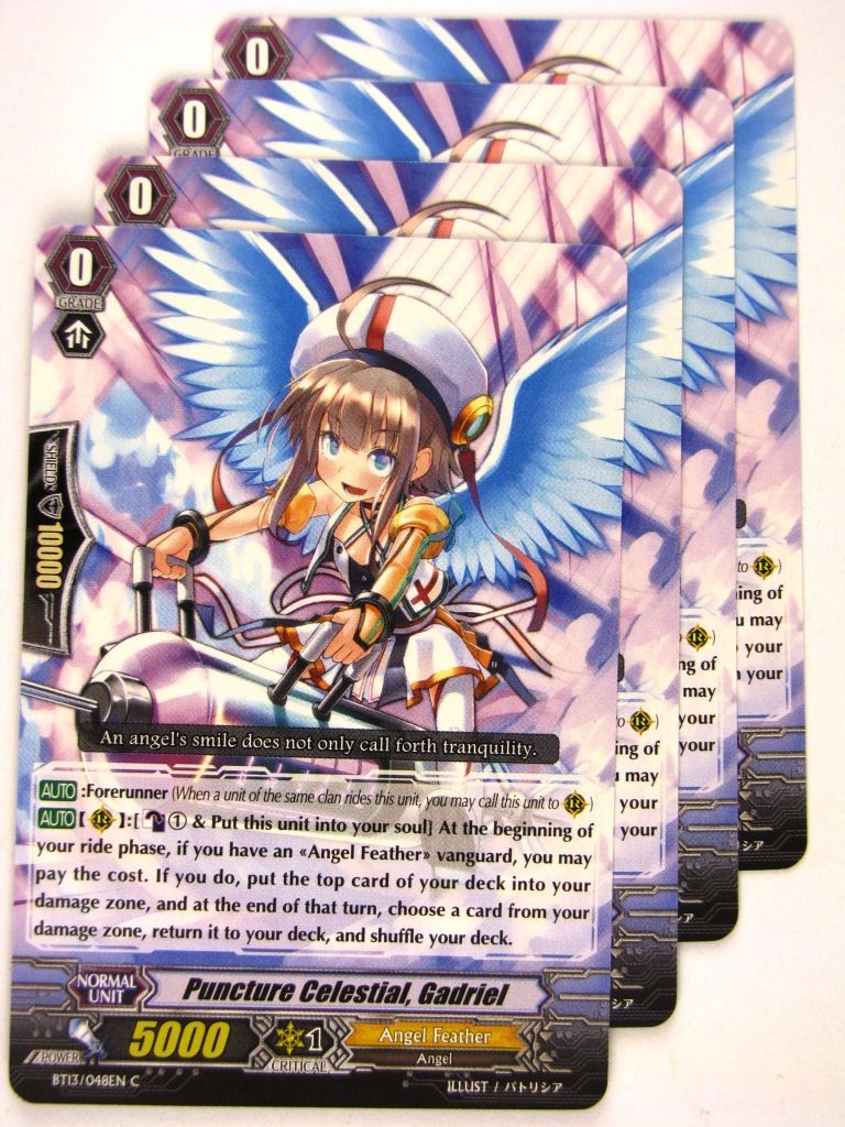 Cardfight!! Vanguard - Puncture Celestial, Gadriel x4 BT13