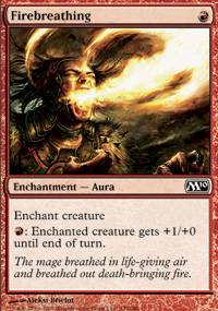 Mtg Magic Card: M10 : Firebreathing