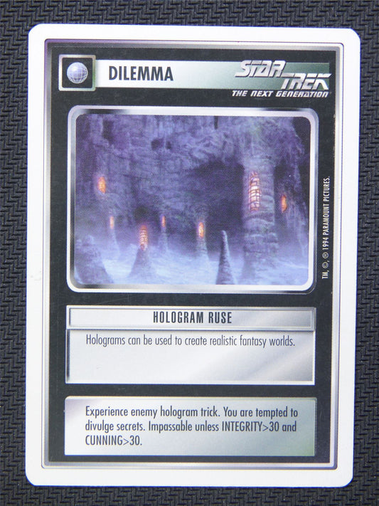 Dilemma Hologram Ruse - Star Trek CCG Next Gen #4XF