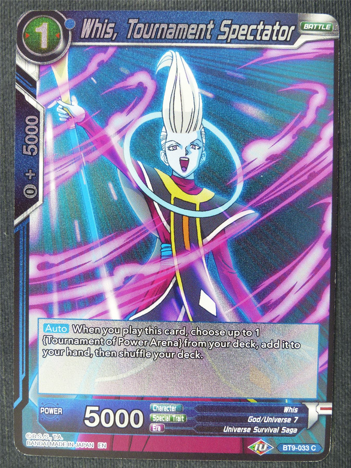 Whis Tournament Spectator C Foil - Dragon Ball Super Cards #45H