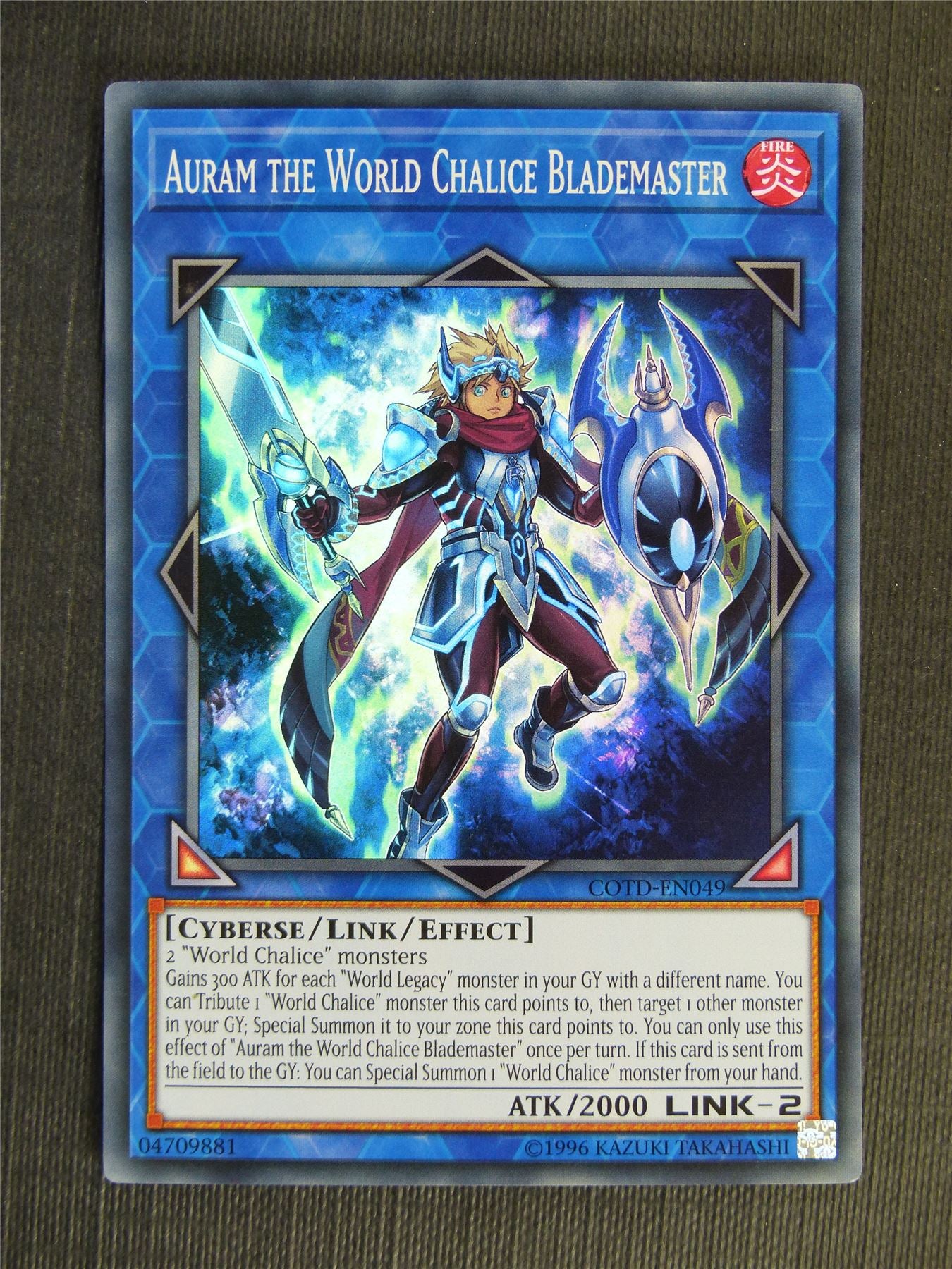 Auram the World Chalice Blademaster COTD Super Rare - Yugioh Cards #U5 Archeron Auram the World Chalice Blademaster COTD Super Rare - Yugioh Cards #U5 Archeron